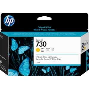 Cartucho De Tinta Hp Designjet 730 De 130 Ml, Amarillo