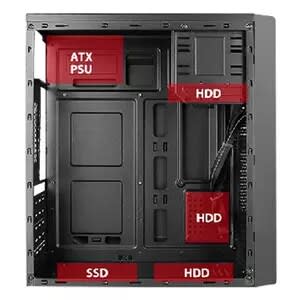 Gabinete Stylos Modelo 1 Cubo/Atx/Micro Atx/Mini Itx/Usb 3.0 Con Fuente De 500w - Image 2