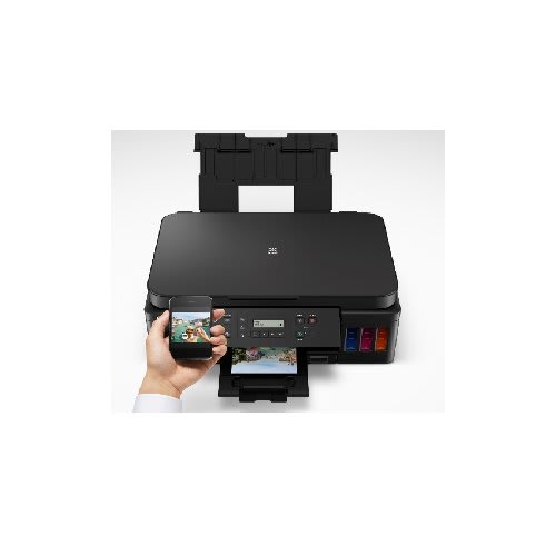 Canon Impresora Multifuncional De Tinta Continua Pixma G6010 (imprime, Copia Y Escanea), Resolución 4800 X 1200 Ppp, 13.0 Ipm (carta/Una Cara) Negro , 6.8 Ipm (carta/Una Cara) Color. Hasta 8,300 (blanco Y Negro)/7,700 (color) Páginas. Hi-Speed Usb, Pictbridge/Pictbridge Inalámbrico, Wi-Fi®3 (red Inalámbrica 802.11b/G/N, 2.4 Ghz), Ethernet (100/10 Base-T), Cobsumible: Botella De Tinta Negra A Base De Pigmentos Gi-10: 170.0 Ml, Botellas De Tinta En Color A Base De Tintes Gi-10: 70.0 Ml. Papel: 3.5" X 3.5", 4" X 4", 4" X 6", 5" X 5", 5" X 7", 7" X 10", 8" X 10", Carta (8.5? X 11"), Legal (8.5? X 14"), Sobres U.s. Núm. 10, Común: Papel Común, Papel De Alta Resolución Canon; Superbrillante: Papel Pro Platinum Para Fotografías;brillante: Papel Fotográfico Brillante Plus Ii, Papel Fotográfico Brillante;semibrillante: Papel Fotográfico Semibrillante Plus, Papel Fotográfico Pro Luster;mate: Papel Fotográfico Mate;otros: Tarjetas De Felicitación, Papel Fotográfico Magnético, Papel Fotográfico Adhesivo Reutilizable, Sobres U.s. Núm. 10.