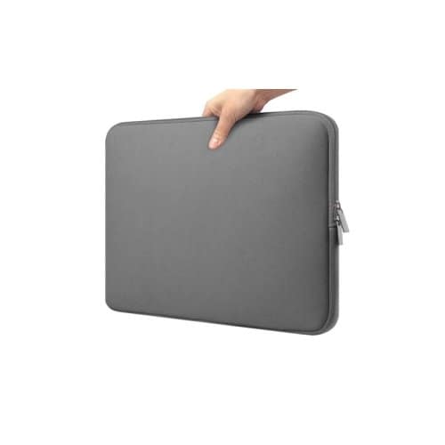 Brobotix Funda De Neopreno Para Laptop 14" Color Gris, Con Cierre, Forro Interior Suave Contra Solpes Y Rayones - Funda Acolchada 15.6 Pulgadas - Image 4