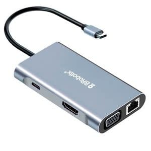 Brobotix Docking 7 En 1 - Hdmi , Rj45 Gigabit , 3 Usb V3.0, Usb Tipo C , Vga - 1 Conexión Usb Tipo C Macho A (1 Puerto Hdmi Hembra, 3 Puertos Usb V3.0 Tipo A Hembra, 1 Puerto Usb Tipo C Hembra, 1 Puerto Rj45 Ethernet Gigabit 10/100/1000 - Image 3