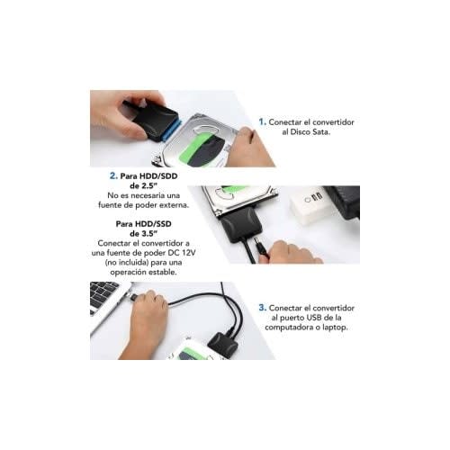 Brobotix Convertidor Usb A Sata 2.5" Version 3.0 - Disco Duro Hdd Lap Top Computadora Pc Escritorio - Image 4