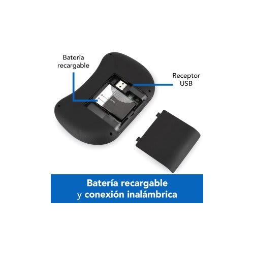 Brobotix Mini Teclado Inalámbrico Iluminado Y Recargable Para Smart Tv, Televisor, Tv Compatible Con Samsung, Sansui, Hisense, Lg - Consolas, Celulares, Tablets, Laptop