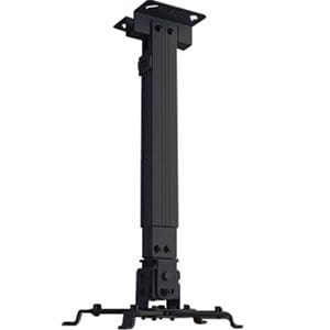 BRobotix Brobotix Soporte Universal Para Proyector, Expandible De 43 A 63 Cm, Soporta Hasta 10 Kg, Montaje En Techo O Pared, Color Negro. Inclinación De -15° A 15°, Giro -8° A 8°, Fácil Instalación. Soporte Para Proyector Con Montaje En Techo O Pared, Fijación En Techo Y Pared Para Proyector. Acer®, Benq Dlp®, Epson®, Infocus®, Sharp®, Viewsonic®, Resolución, Lúmenes, Powerlite®,