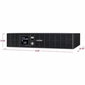 Ups De Línea Interactiva Cyberpower Intelligent Lcd Or1500pfcrt2u - 1.50kva/1.05kw - 2u Rack/Torre - 10hora(s) Recarga - 7.70minuto(s) Stand-By - 110 V Ac Entrada - 120 V Ac Salida - 8 X Nema 5-15r Receptacle(s) - Puerto Serial - Usb