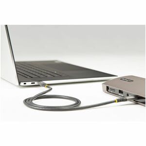 Startech.com Cable 2m Usb-C De 5gbps - Usbc - Usb Tipo C Usb 3.2 Gen 1 - Entrega De Alimentación Pd 100w 5a, Modo Alt Dp - Cable For Portátil, Teléfono, Dock, Macbook Air, Macbook Pro, Ipad Pro, Smartphone, Dispositivo Móvil, Cargador De Pared, Disco Duro, Base De Conexión, ... - 5gbit/S - Apantallado - Níquel Conector Chapado - 30/32 Awg - Gris, Negro - Image 7