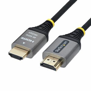 Startech.com Cable Hdmi 2.0 Certificado Premium De Alta Velocidad De 3m - Ultraflexible - Trenzado - 4k 60hz/1440p 144hz - Cable For Dispositivo De Audio/Vídeo, Workstation, Pantalla, Bastidor, Mosaico, Receptor A/V, Barra De Sonido - 18gbit/S - Admite Hasta2560 X 1440, 3840 X 2160, 1920 X 1080, 5120 X 2880 - Apantallado - Oro Conector Chapado - Negro, Plata