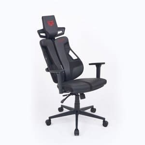 Silla Gamer Bolt Rush Pa / Pvc + Tela + Espuma Moldeada + Nylon / Piston Clase 4 + Soporta Hasta 150 Kg + Mecanismo Mecanico + Inclinacion 120° / Reposabrazos 3d / Legend Negro