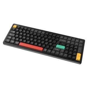 Teclado Inalambrico Membrana Silenciosa Techno Core Ti780 / 2.4ghz + 2 Bluetooth + Usb-C / Teclas De Perfil Bajo 100% / Rgb / Batería Recargable / Elite Series / Negro