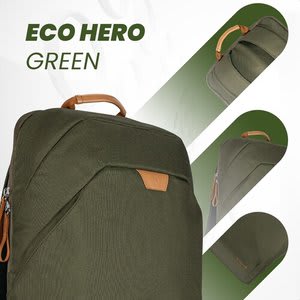 TechZone Backpack Techzone Echo Hero De 15.6'' De Materiales Reciclados Verde
