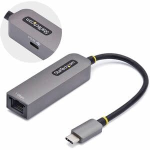 Startech.com Adaptador De Red Usb Tipo C A Ethernet - Adaptador De Red Externo Usb-C A Rj45 De 1gb - Usb 3.1 - Pd 100w De Paso - Win Mac - Usb 3.2 (1 Gen) Tipo C - Realtek Rtl8153b - 1 Puerto(s) - 1 - Par Trenzado
