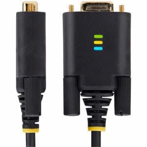 Startech.com Cable Adaptador Usb A Serial De Módem Nulo De 2m - Ftdi Rs232 - Tornillos Db9 Intercambiables - Windows/Macos/Linux - Cable For Computadora De Escritorio, Portátil, Dispositivo Periférico, Monitor, Sensor, Escaner De Código De Barras, Impresora De Recibos, Dipositivo Pdv - Extremo Prinicpal: 1 - Conector Usb 2.0 Tipo A De 4 Pines - Macho - Extremo Secundario: 1 - Conector Serie Rs-232 Db-9 De 9 Pines - Hembra - 480mbit/S - Apantallado - Oro Conector Chapado - Negro
