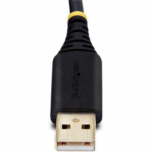 Startech.com Cable Adaptador Usb A Serial De Módem Nulo De 2m - Ftdi Rs232 - Tornillos Db9 Intercambiables - Windows/Macos/Linux - Cable For Computadora De Escritorio, Portátil, Dispositivo Periférico, Monitor, Sensor, Escaner De Código De Barras, Impresora De Recibos, Dipositivo Pdv - Extremo Prinicpal: 1 - Conector Usb 2.0 Tipo A De 4 Pines - Macho - Extremo Secundario: 1 - Conector Serie Rs-232 Db-9 De 9 Pines - Hembra - 480mbit/S - Apantallado - Oro Conector Chapado - Negro
