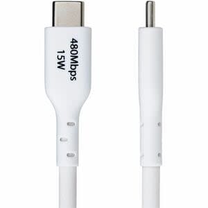 StarTech.com Cable Cargador Usb-A A Usb-C De 3m - Cable Adaptador Usb-A A Usb Tipo C - 3a - Cable De Carga Y Sincronización - Usb 2.0 - Recubrimiento De Tpe - M/M - Blanco