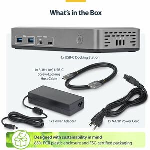 Startech.com Docking Station Usb-C De 2 Monitores Hdmi - 4k 60hz - Red Ethernet De 1gbps - Dock Multipantalla - Pd De 100w - 2 Pantallas Compatibles - 4k @ 60hz - 3840 X 2160 - 6 X Puertos Usb - 4 X Usb Type-A Ports - Usb Tipo-A - 2 X Usb Type-C Ports - Usb Tipo-C - 1 X Rj-45 Ports - Red (rj-45) - 2 X Puertos Hdmi - Hdmi - Cableado - Gigabit Ethernet - Windows 11, Windows 10, Ubuntu 24.04 - 100w Usb Power Delivery