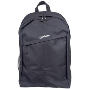 Manhattan Manhattan Maletin Backpack 15.69" Negra - Cloruro De Polivinilo 600d Exterior Material - Poliéster Material Interior - Correa De Hombro - 485mm Altura X 330mm Ancho X 195mm Profundidad