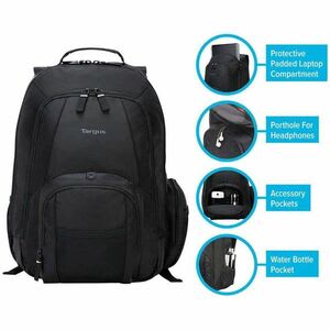 Mochila Backpack Groove Negro Para Laptop 16in