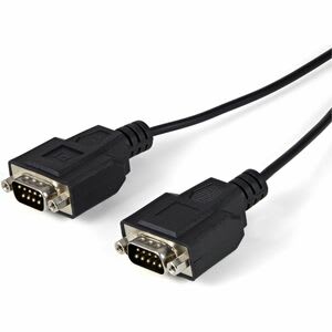 Startech.com Cable 1.8m Usb A 2 Puertos Serial Rs232 Db9 Retención Del Puerto De Asignación Com - Negro
