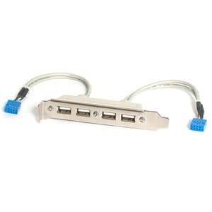 StarTech.com Startech.com Cabezal Bracket De 4 Puertos Usb 2.0 Con Conexión A Placa Base 2x Idc10