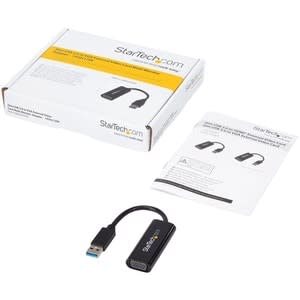 Startech.com Adaptador De Video Convertidor Usb 3.0 A Vga - Cable Compacto - 1920x1200 / 1080p - 1920 X 1200 Supported - Negro