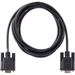 Startech.com Cable 3m Serial Rs232 Para Módem Nulo, Crossover Cruzado Blindado, Cable Db9 Puerto Com Hembra A Macho Compatible Dte - Cable For Módem - Apantallado - Níquel Conector Chapado - 28 Awg - Negro