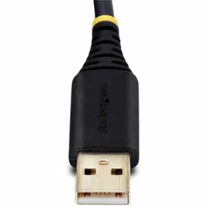 Startech.com Cable Adaptador Usb A Serial De 2 Puertos - 4m - Retención Com - Ftdi - Conversor Usb A Db9 Rs232 Serial - Cable For Computadora De Escritorio, Portátil, Dispositivo Periférico, Monitor, Sensor, Escaner De Código De Barras, Impresora De Recibos, Dipositivo Pdv, Led, Señalización Digital, Computador - 480mbit/S - Apantallado - Oro Conector Chapado - Negro