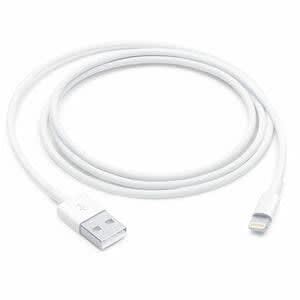 Apple Apple 1m Lightning/Usb Cable De Transferencia De Datos - Cable For Computador, Adaptador De Alimentación, Enchufe De Pared, Iphone, Ipad Air, Ipad Mini, Ipad Pro, Macbook Air, Macbook Pro, Mac Mini, Mac Pro, ... - Blanco