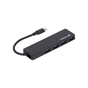 TechZone Connect Hub 4 En 1 Usb 3.0  Tip O C
