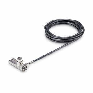 Startech.com Paquete De 10 Candados K-Slot De Llave Y Clave Numérica Para Laptop - Cables De Seguridad Antirrobo Con La Misma Llave - 1.98m Cable - Reiniciable - 4-Dígitos - Plata, Negro - Acero, Plástico - Para Portátil, Monitor, Impresora, Base De Conexión, Computadora De Escritorio, Computador Todo En Uno, Material De Laboratorio, Osciloscopio, Equipos De Prueba