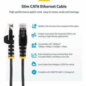 Startech.com Cable Ethernet Cat6 Delgado De 10m Rosa - Utp - Cobre Puro - 28awg - Rj45 - Snagless - Lszh - Probado Con Fluke - Cable For Dispositivo De Red, Bastidor, Panel De Conexión, Conmutador Poe, Cámara Ip - 1gbit/S - Cable De Conexión - Unshielded Twisted Pair (utp) - Oro Conector Chapado - Oro Contacto Chapado - Lszh - 28 Awg - Rosa
