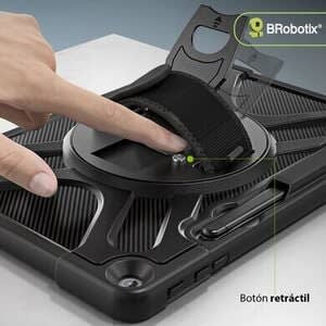 Brobotix Funda De Uso Rudo Para Tableta Microsoft® Surface® Pro 12 De 12". Incluye: Correa De Hombro Desmontable, Correa De Mano Ajustable Y Giratoria, Soporte Para Escritorio, Soporte Para Lápiz óptico, Con Ranura Incorporada Para Colocar El Teclado De La Tableta. Material: Pc Y Tpu, Protector Para Tableta, Rugged Case With Hand Strap 360°, Color Negro,surface Pro12, Funda Para Microsoft Surface Pro12 , Carcasa Para Tablet Pro 12, Protector Para Tableta Microsoft Surface Pro 12, Carcasa Para Surface Pro 12. - Image 3