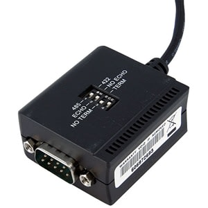 Startech.com Cable 1.8m Usb A Puerto Serial Rs422 Y 485 Db9 Con Retención Puerto Com - Negro