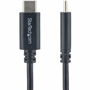 Startech.com Cable Usb-C De 1 Metro - Cable Usb C Macho - Usb 2.0 - Cable For Macbook, Chromebook, Portátil, Smartphone, Tableta, Cargador De Pared, Computador - 480mbit/S - Apantallado - Níquel Conector Chapado - 22/30 Awg - Negro