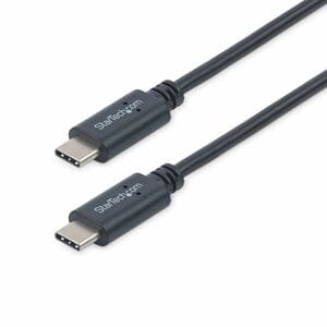 Startech.com Cable Usb-C De 1 Metro - Cable Usb C Macho - Usb 2.0 - Cable For Macbook, Chromebook, Portátil, Smartphone, Tableta, Cargador De Pared, Computador - 480mbit/S - Apantallado - Níquel Conector Chapado - 22/30 Awg - Negro - Image 7