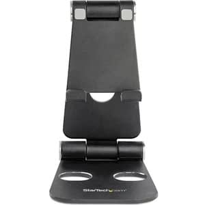 Startech.com Usptlstndb Soporte De Escritorio Para Celular Y Tablet - Plegable - Aluminio - Negro - Aluminio - Negro - 1 Solamente - Image 2