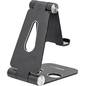 Startech.com Usptlstndb Soporte De Escritorio Para Celular Y Tablet - Plegable - Aluminio - Negro - Aluminio - Negro - 1 Solamente - Image 3