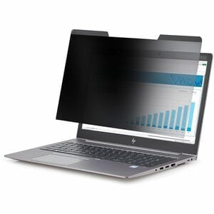 Filtro De Privacidad Para Laptop De 15.6" - Protector Filtro De Seguridad Para Pantalla De Laptop - Reduce Luz Azul 16:9 - Para 39.6cm (15.6") Pantalla Panorámica Lcd Portátil - 16:9 - Resistente Al Polvo, Resistencia A Arañazos, Resistente A Las Huellas De Dedos - Image 5