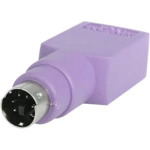 Startech.com Adaptador Teclado Usb A Conector Ps/2 Ps2 Minidin - Hembra Usb - Macho Mini-Din - Adaptador Teclado O Mouse Usb A Conector Ps/2 Ps2 Minidin - 1x Hembra Usb - 1x Macho Mini-Din - Púrpura