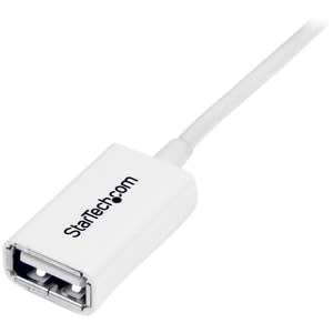 Startech.com Cable De 3m De Extensión Alargador Usb 2.0 - Macho A Hembra Usb A - Extensor - Blanco - Cable For Dispositivo Periférico - 480mbit/S - Cable De Extensión - Apantallado - 24/28 Awg - Blanco