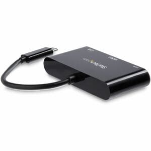 Startech.com Adaptador Multifunción De Viajes Usb-C A Vga Con Entrega De Potencia (power Delivery) Y Puerto Usb-A - Mini Docking Station - 3 X Puertos Usb - 3 X Usb 3.0 - Usb Tipo-C - Vga - Thunderbolt - Cableado