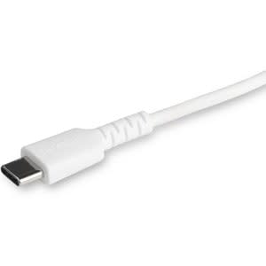 StarTech.com Startech.com Cable Resistente Usb-C A Lightning De 1 M Blanco - Cable De Sincronización Y Carga Para Iphone/Ipad, Certificado Mfi De Apple - Cable For Ipad, Iphone, Ipad Air, Ipad Mini, Cargador, Adaptador De Alimentación - 480mbit/S - Mfi - Apantallado - Níquel Conector Chapado - 22/32 Awg - Blanco