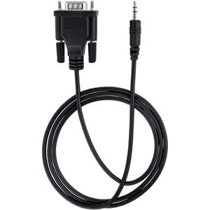Startech.com Cable Adaptador 1m Serial Db9 A 3.5mm Para La Configuración De Dispositivos Seriales - Cable Rs232 Db9 Serial Macho A 3.5 Mm - Cable For Proyector, Señalización Digital, Tv, Dispositivo De Audio, Computador - Apantallado - Níquel Conector Chapado - 28 Awg - Negro - Image 5
