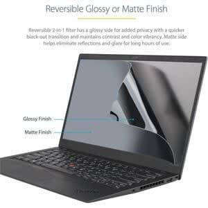 StarTech.com Filtro De Privacidad De 15.6 Pulgadas 16:9 Para Laptop - Pantalla De Privacidad Protector - Anti Luz Azul Reducción 51% - Para 39.6cm (15.6") Pantalla Panorámica Lcd Portátil - 16:9 - Reducción E Luz Azul - Resistente A Los Reflejos, Resistente A Las Huellas De Dedos, Resistencia A Arañazos