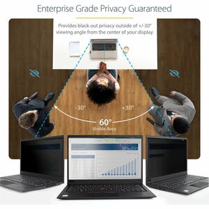 Filtro De Privacidad De 15.6 Pulgadas 16:9 Para Laptop - Pantalla De Privacidad Protector - Anti Luz Azul Reducción 51% - Para 39.6cm (15.6") Pantalla Panorámica Lcd Portátil - 16:9 - Reducción E Luz Azul - Resistente A Los Reflejos, Resistente A Las Huellas De Dedos, Resistencia A Arañazos - Image 4