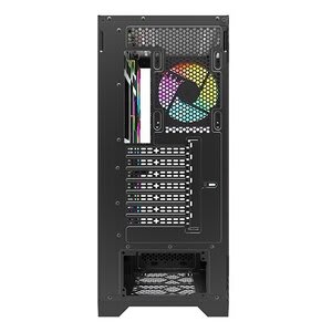 Gabinete Gamer Xzeal Eatx Full Tower Panel Der.front. Cristal Templado 1xusb2.0 + 1xusb3.0 + 1x Usb Tipo C + 3.5 Mm + 4 Ventiladores Argb Negro - Image 3