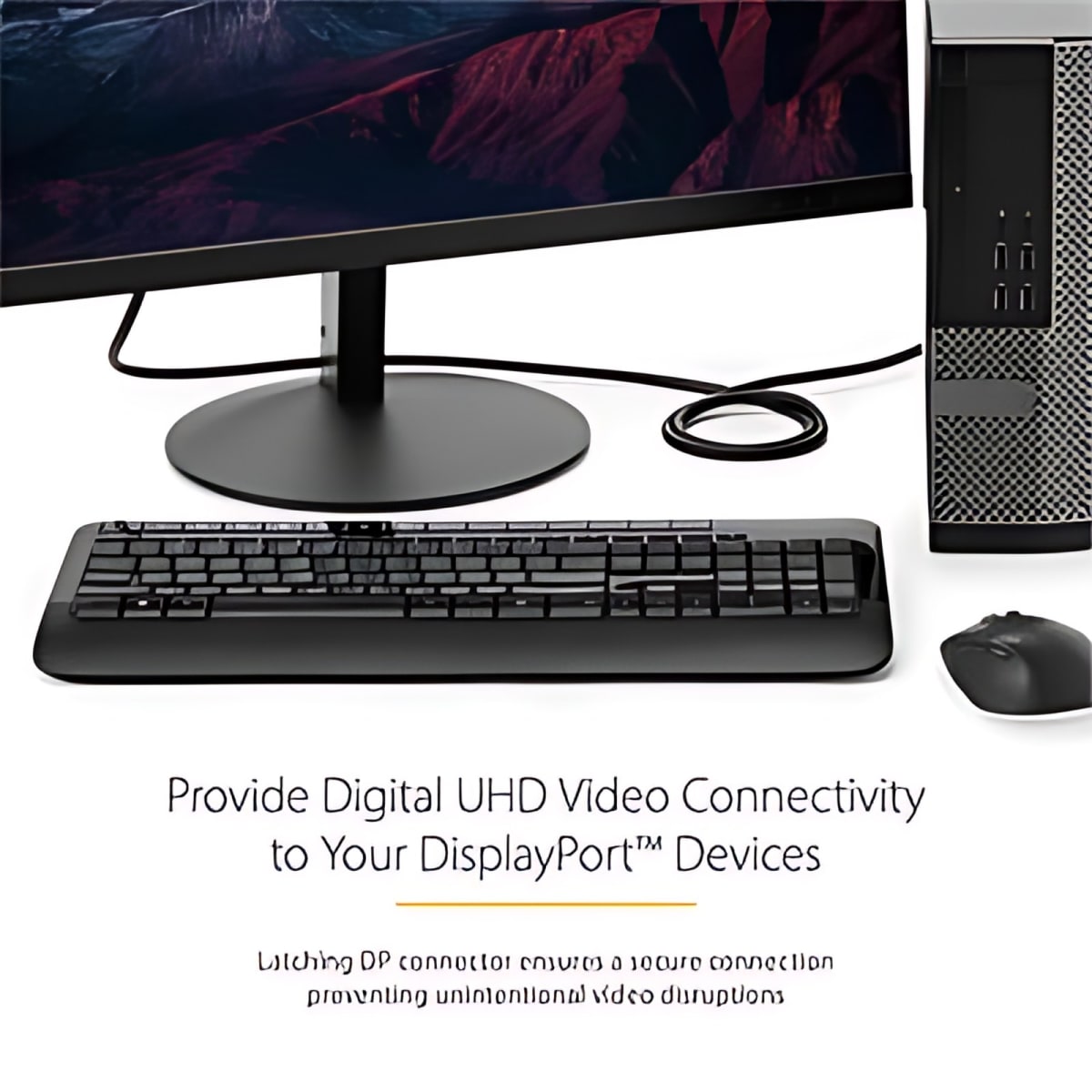 StarTech.com Cable De 1m Displayport 1.2 - Cable Displayport 4k X 2k Ultra Hd Certificado Por Vesa - Cable Dp A Dp Para Monitor - Con Conectores Dp Con Pestillo