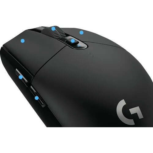 Ratón De Juego Logitech G305 - Radiofrecuencia - Usb - óptico - 6 Botón(es) - Negro - Inalámbrico - 12000 Dpi