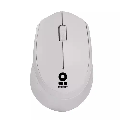 Mouse Inalambrico Con Baterias Blanco - Image 3