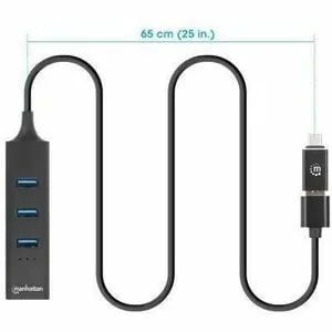 Adaptador Usb V3.0 Usb A/C A Red Gb + Hub - 3 Total Usb Port(s) - 3 Usb 3.0 Port(s)1 Puerto(s) De Red (rj-45) - Pc, Mac, Chromeos