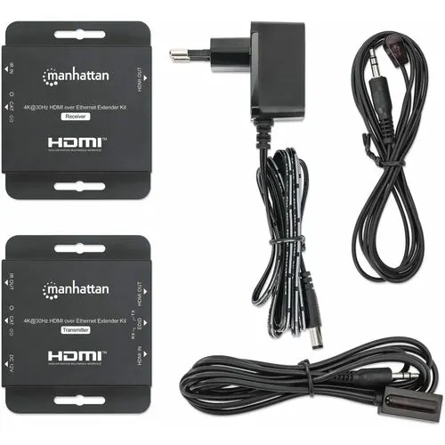 Extensor Video Hdmi, 70m-Hd O 40m-4k Via C - 1 X Red (rj-45) - 1 X Hdmi - 70m Alcance Extendido - Metálico - Image 8